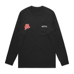 Side Hustle Core Long Sleeve Pocket