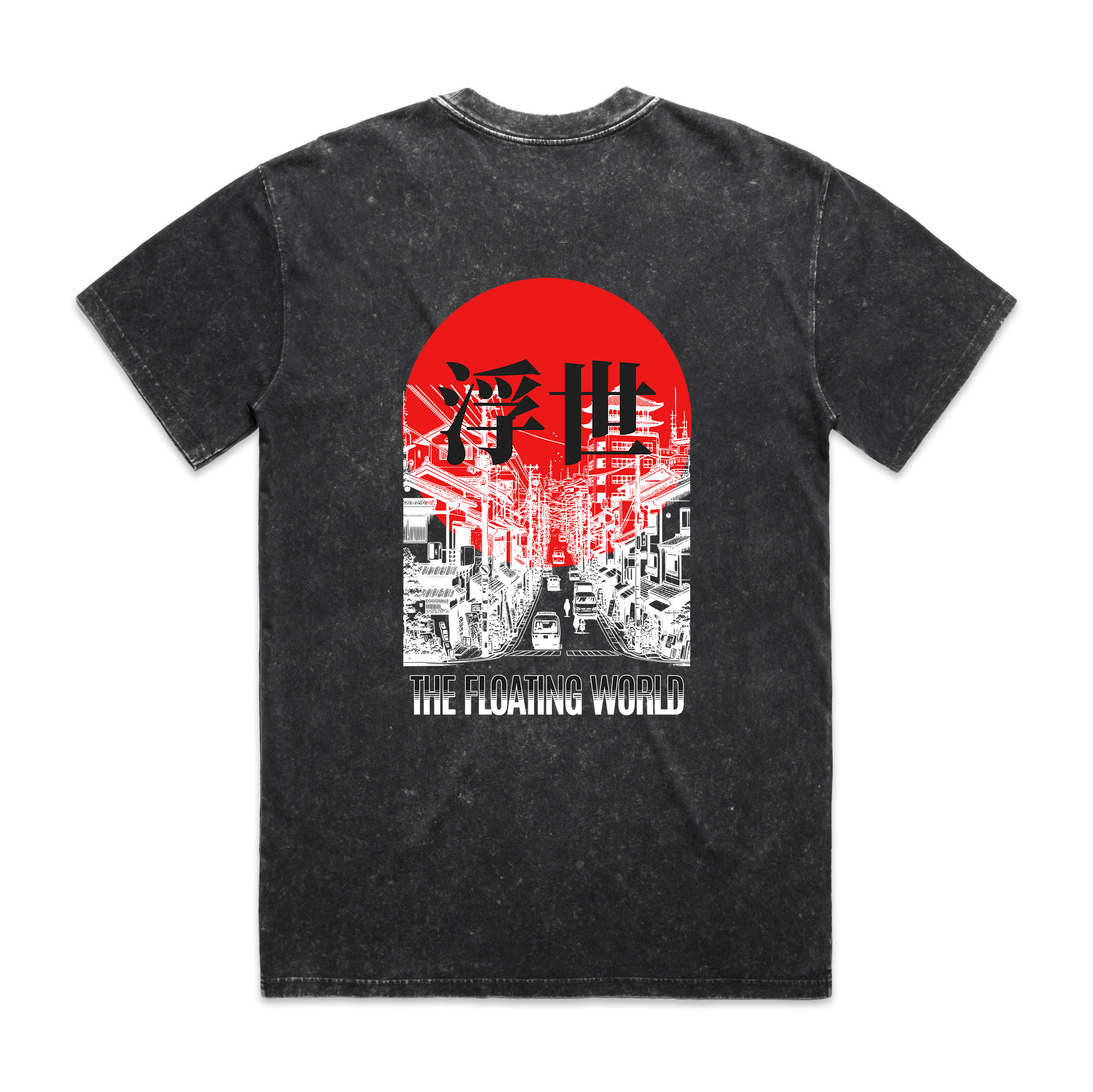 Floating World Heritage Stone Wash Tee
