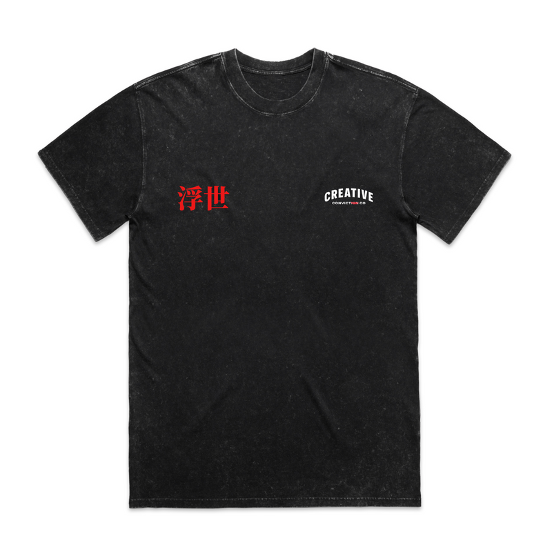 Floating World Heritage Stone Wash Tee