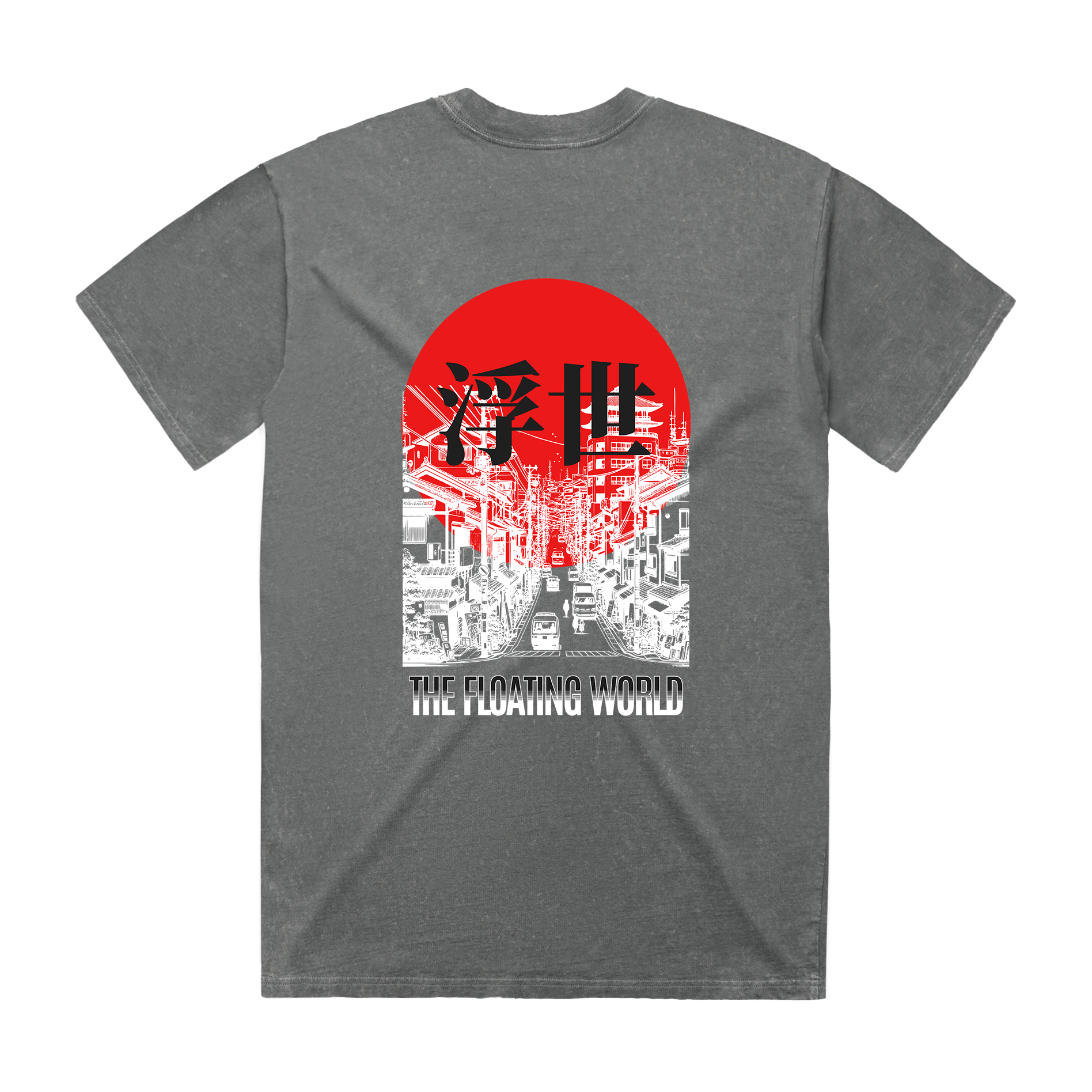 Floating World Heritage Stone Wash Tee