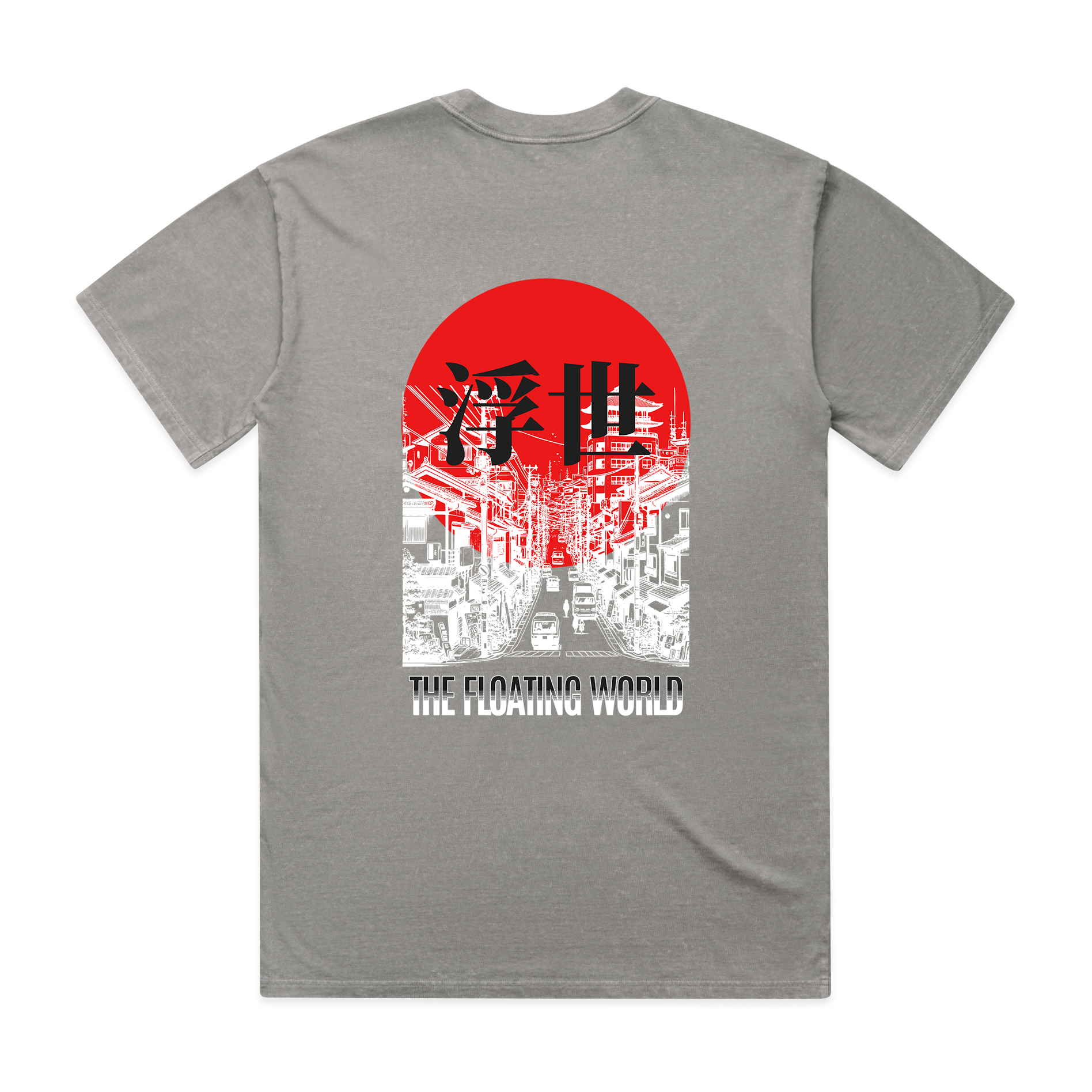 Floating World Heritage Stone Wash Tee