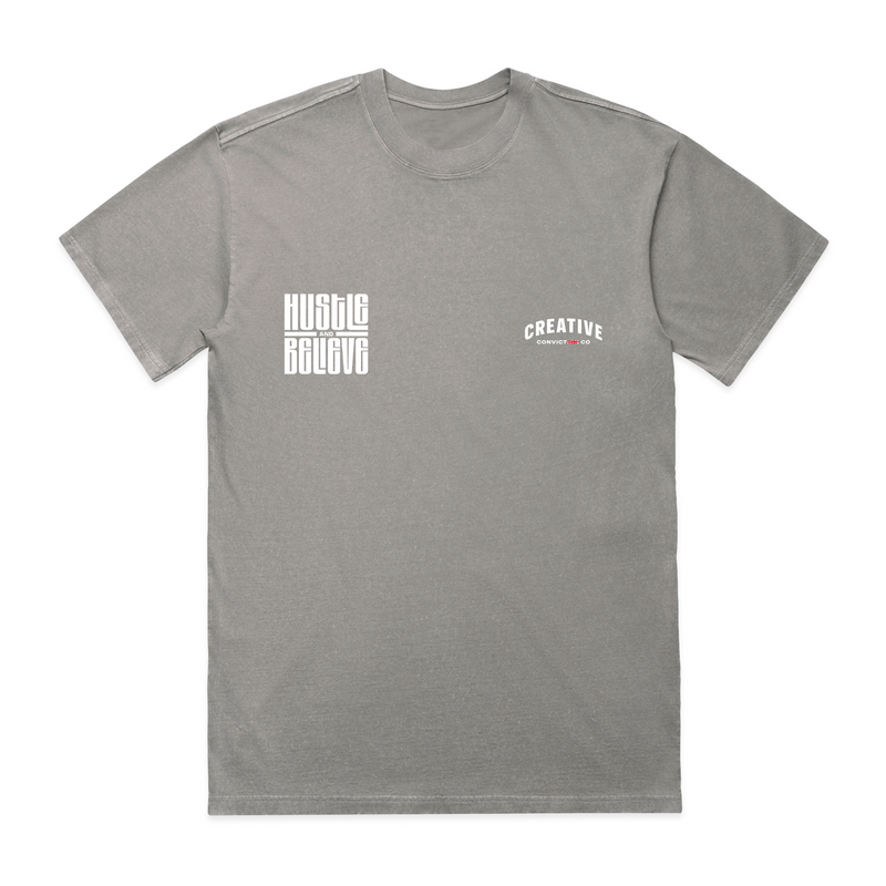 Hustle & Believe Heritage Stone Wash Tee
