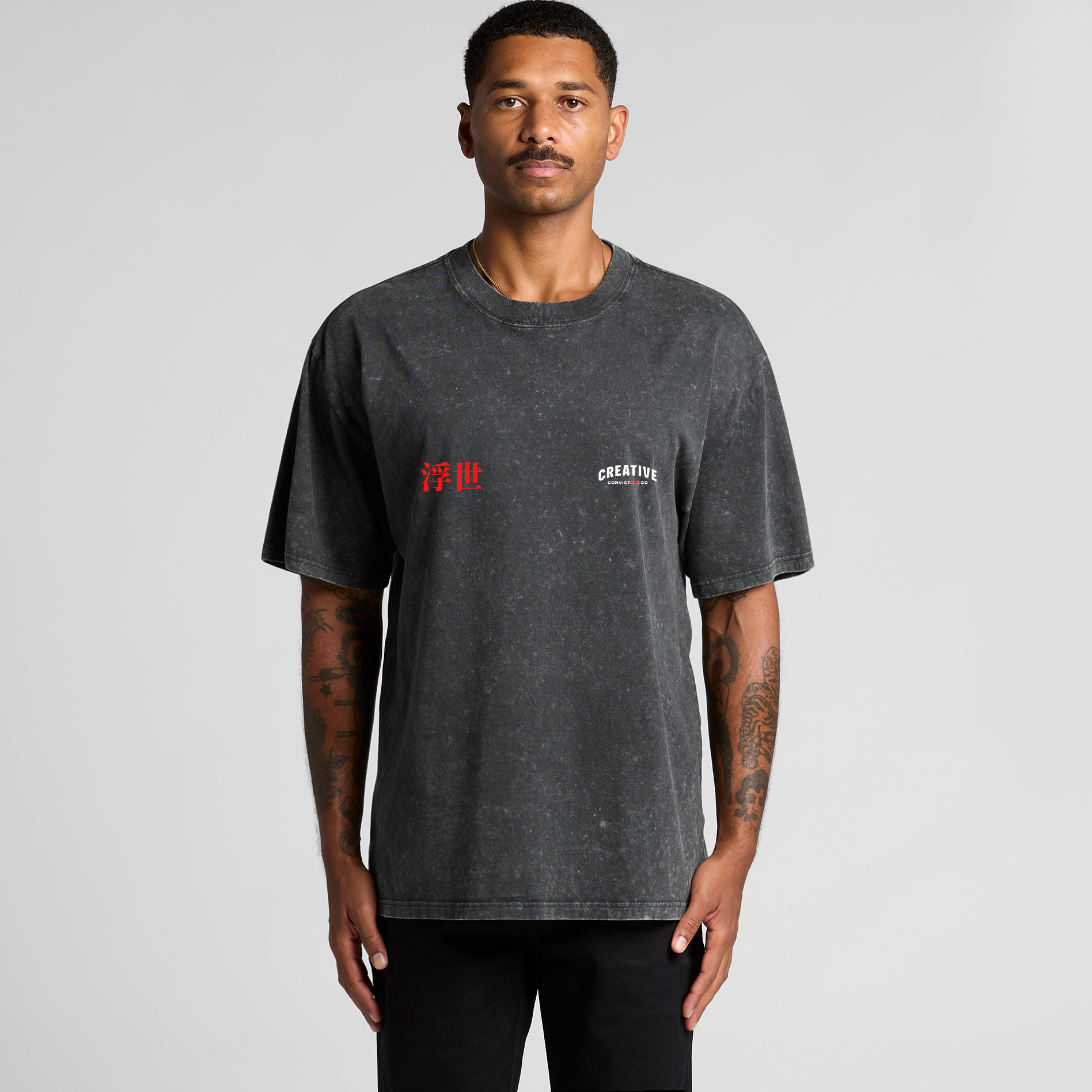 Floating World Heritage Stone Wash Tee